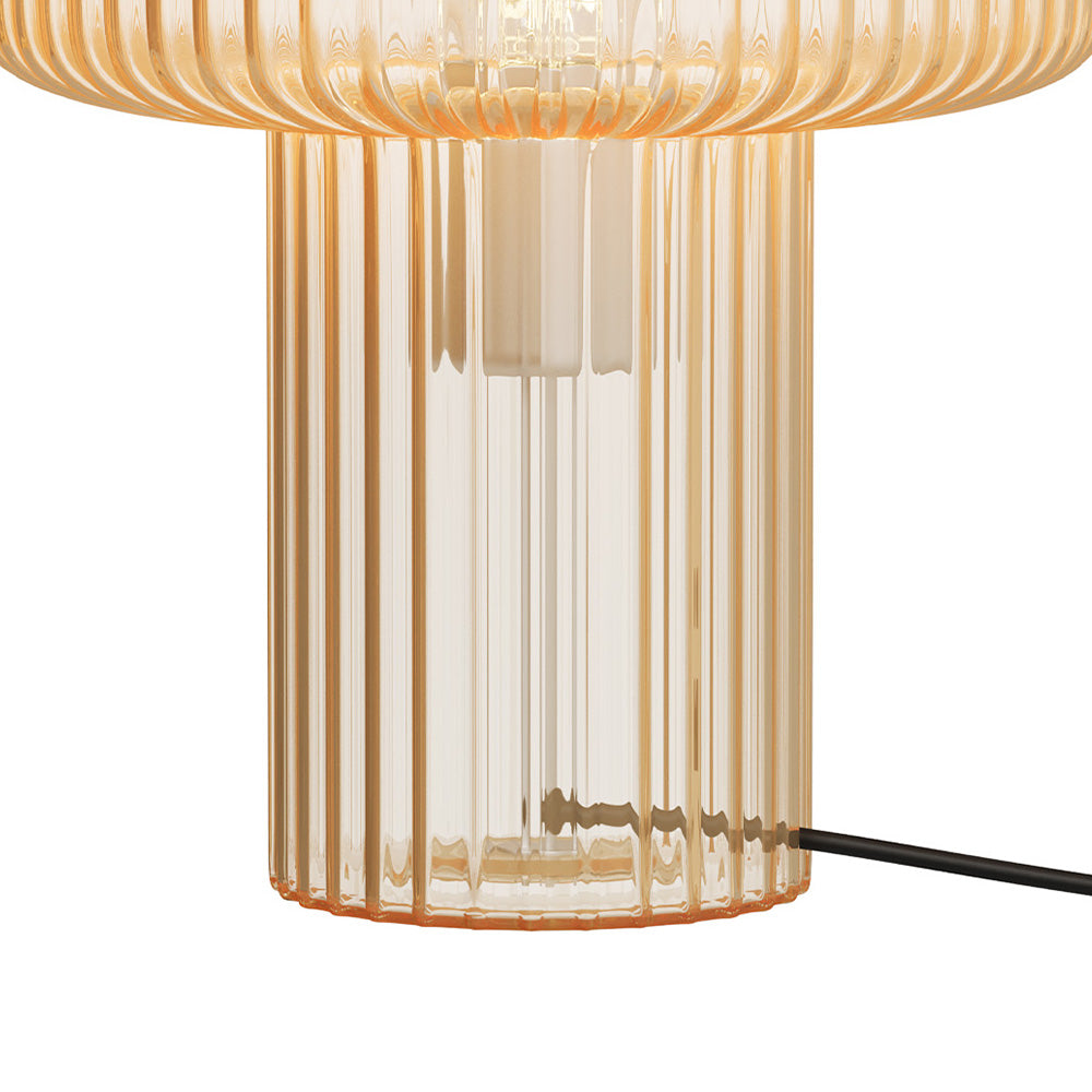 verra in vetro cannelé lampada da tavolo