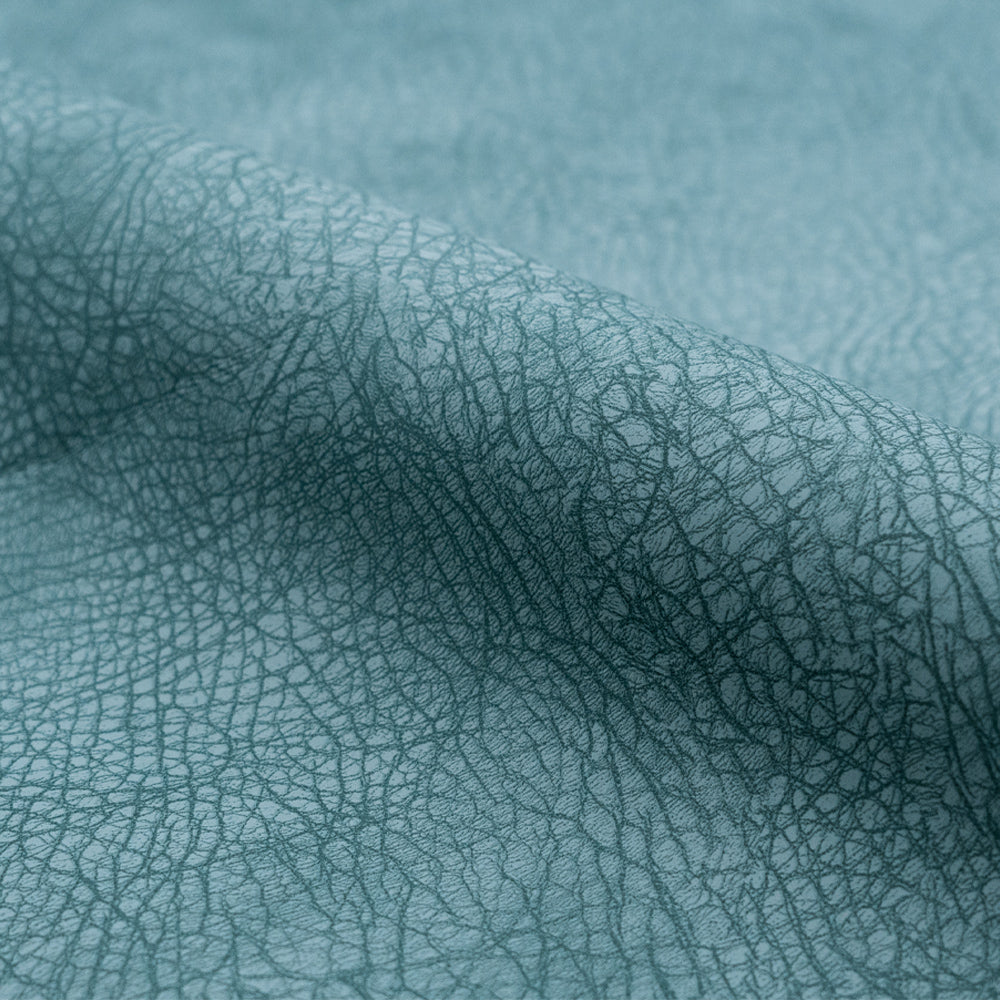 zoom materiale pelle blu