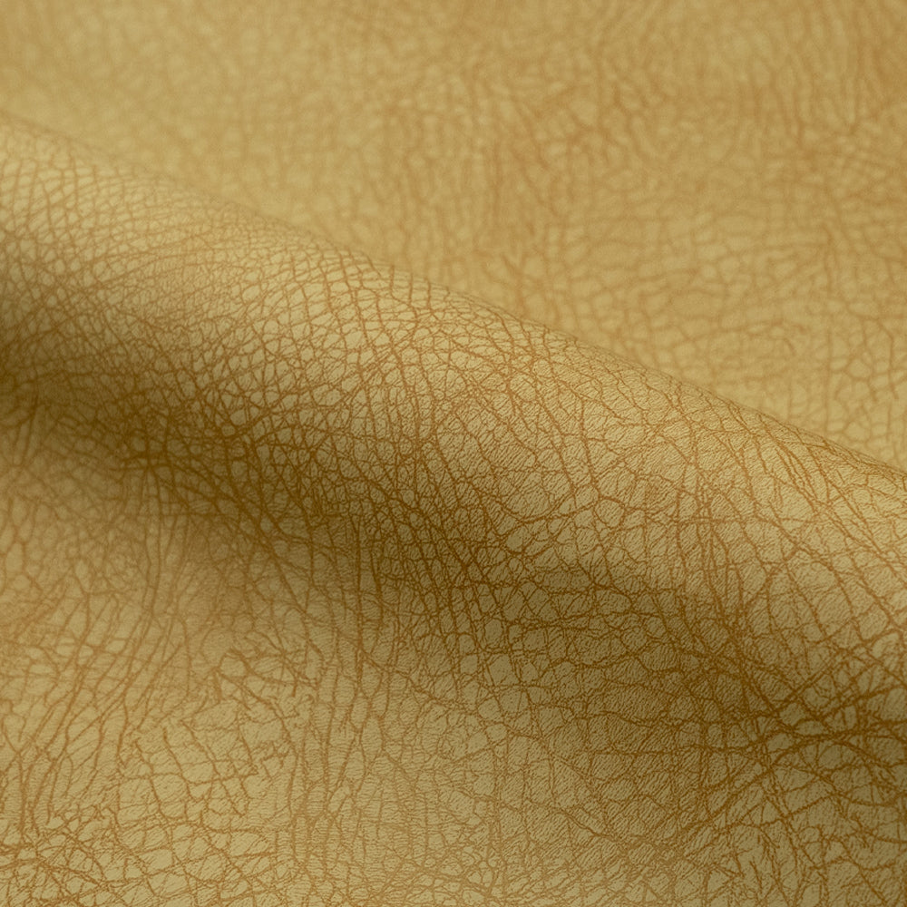 zoom materia pelle gialla