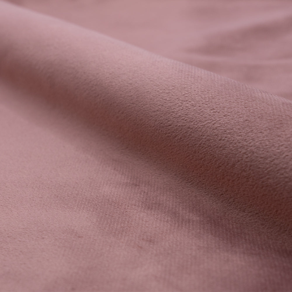 zoom materiale velluto rosa cozy